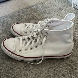 White Converse High Tops